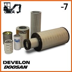 Doosan/Develon DX55R-7 500H Filterkit.