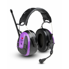 WS Alert XPI+ Hjässbygel, FM Radio RDS, App, Lila